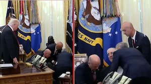 Guest Collapses During Donald Trump Event In Oval Office