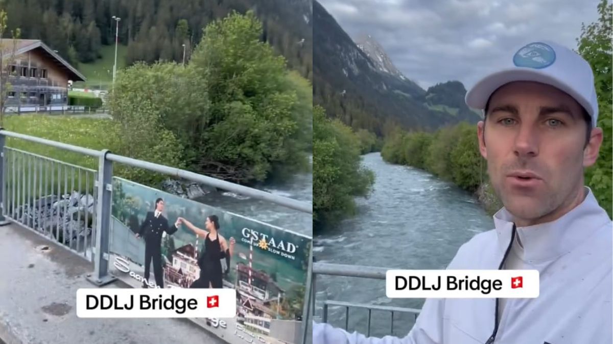 Watch: Foreign Tourist Left Fascinated By Iconic <i>"Palat Palat"</i> DDLJ Bridge In Switzerland
