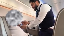 Video Of Saudi Airlines Attendant Feeding An Elderly Passenger Melts Hearts Online