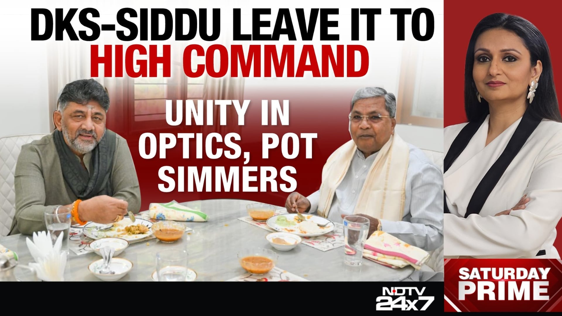 DK Shivakumar-Siddaramaiah Leave it To High Command: Unity In Optics, Pot Simmers