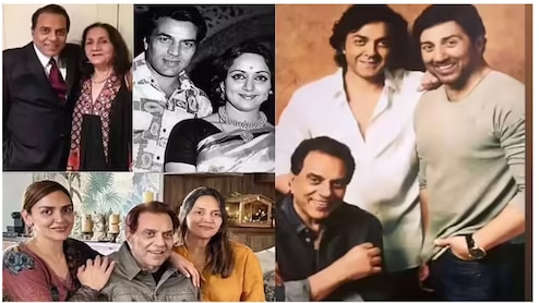 Dharmendra Family: 2 पत्नी, 2 मुलं, 4 लेकी आणि 13 नातवंड! धर्मेंद्र यांचे इतकं मोठं आहे कुटुंब Dharmendra Family: 2 पत्नी, 2 मुलं, 4 लेकी आणि 13 नातवंड! धर्मेंद्र यांचे इतकं मोठं आहे कुटुंब
