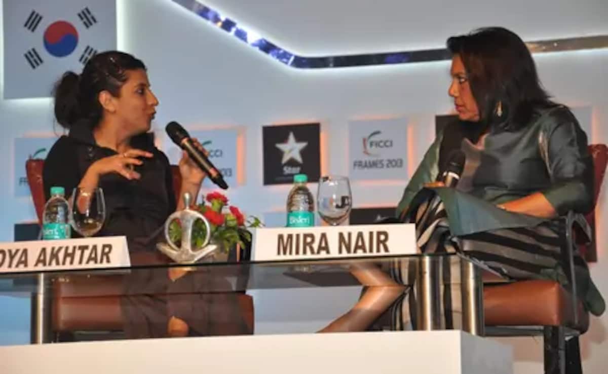 Zoya Akhtar and Mira Nair at an event. Zoya Akhtar and Mira Nair at an event.