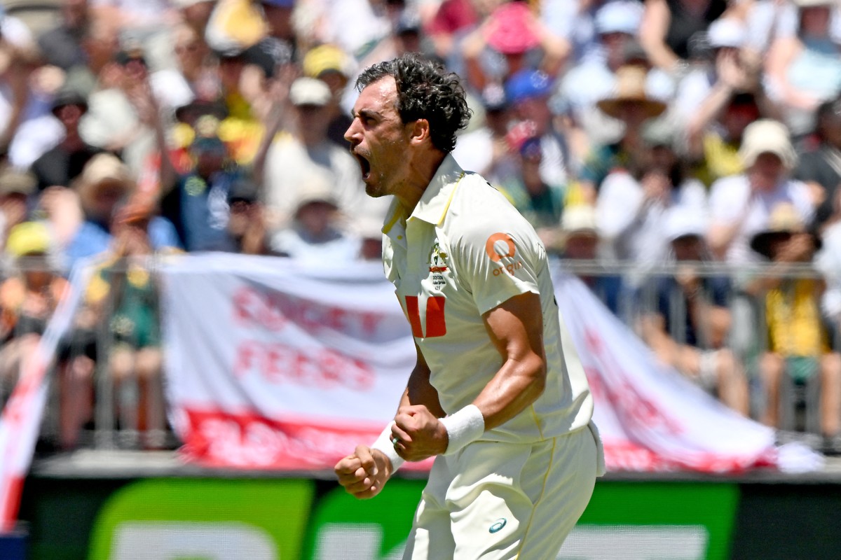 Mitchell Starc Scripts Ashes History With 'Unique Century' In Perth Test