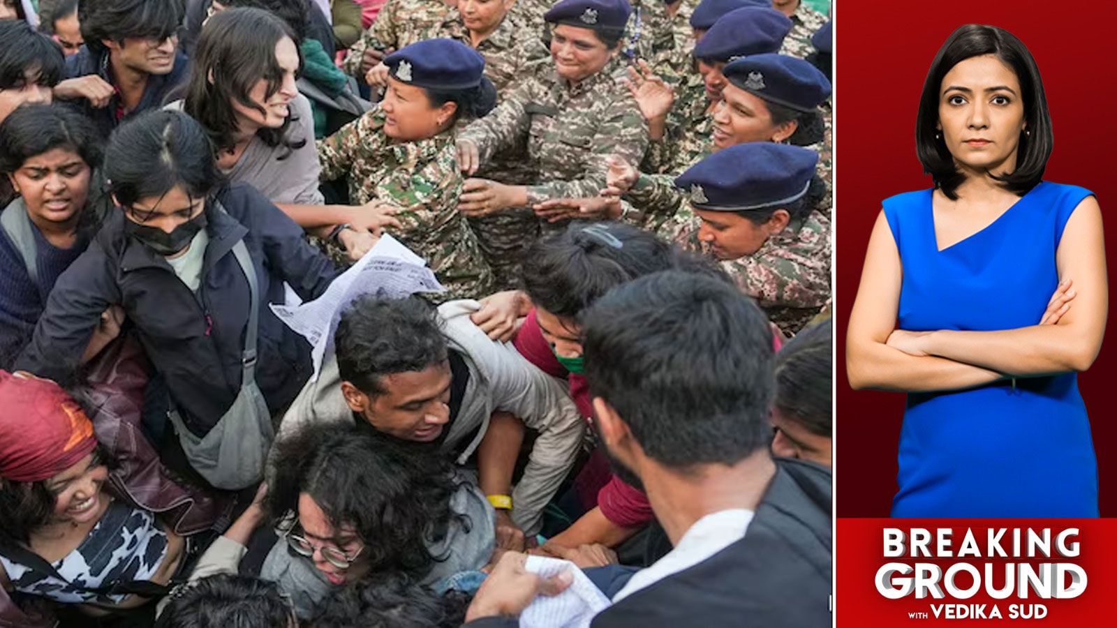 Video: Chilli Spray To 'Hidma' Slogans: What Happened At Delhi's Toxic Air Protest