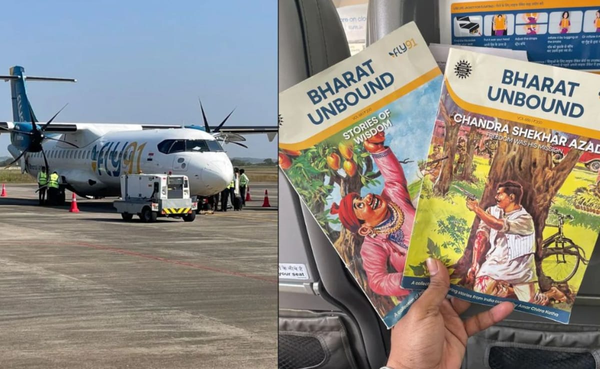 Fly91 Airline Replaces In-Flight Magazines with Amar Chitra Katha Comics
