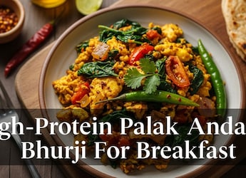 High-Protein Palak Anda Bhurji Recipe: A Healthy And Delicious Breakfast You'll Love