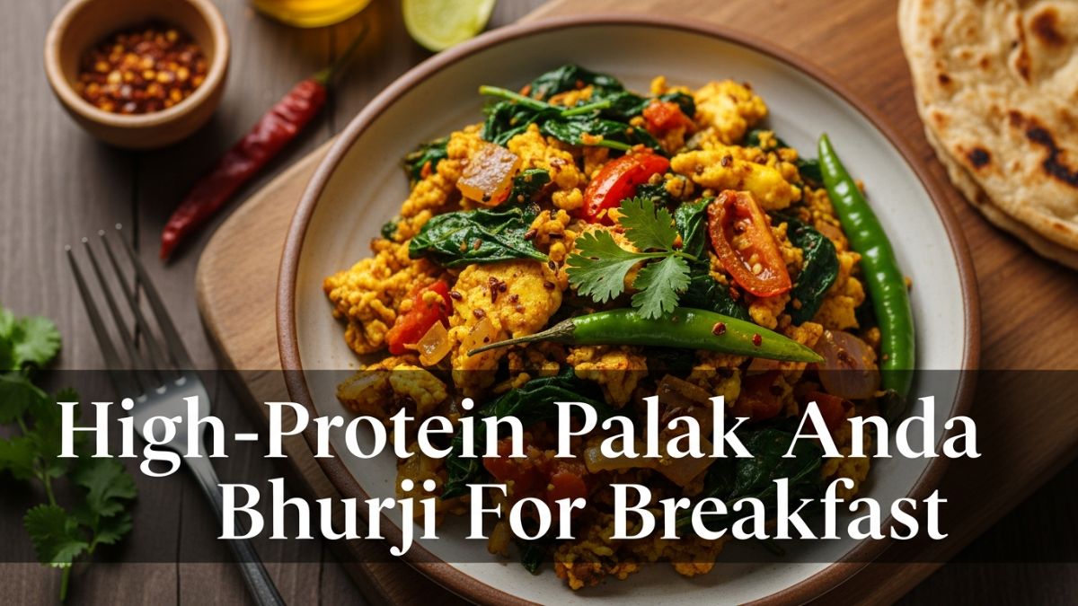 High-Protein Palak Anda Bhurji Recipe: A Healthy And Delicious Breakfast