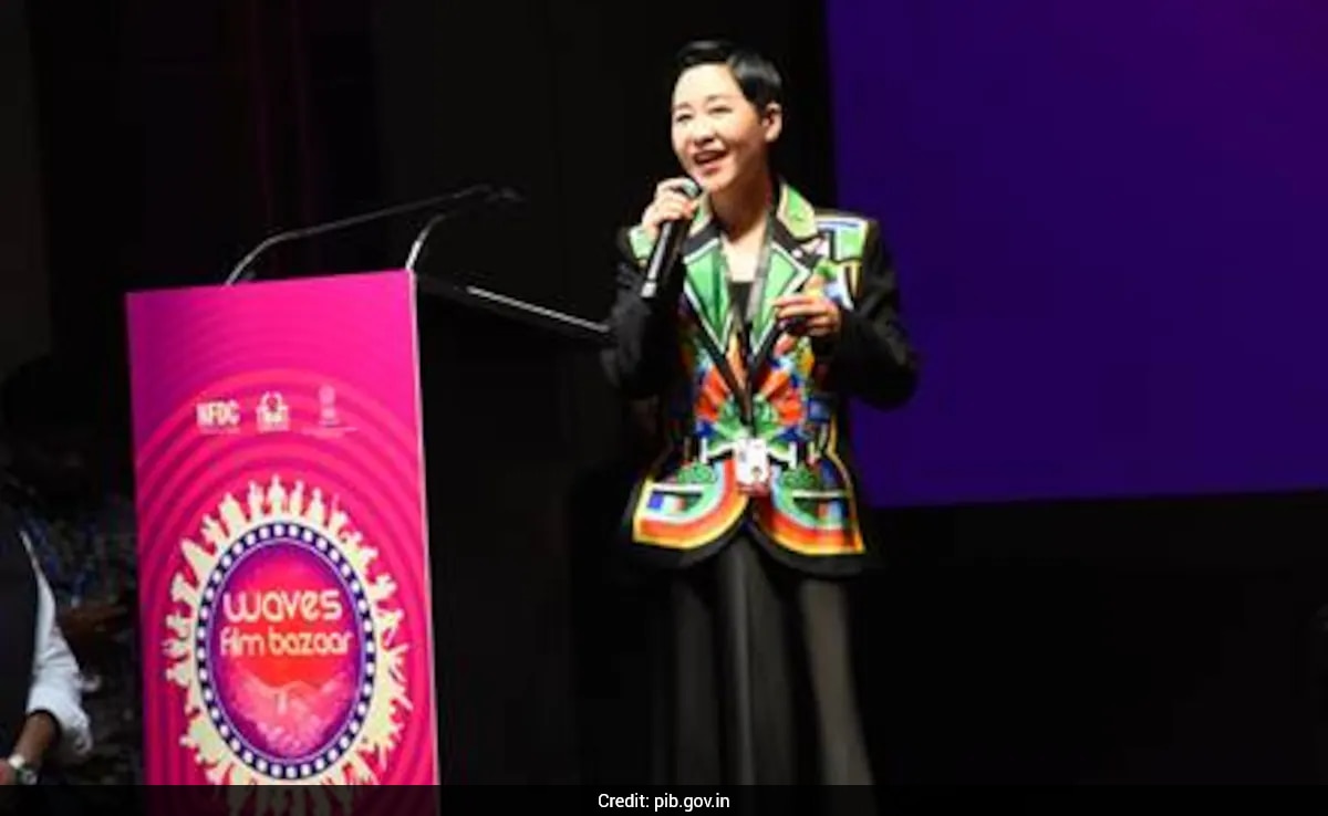 Watch: Korean Lawmaker Sings Vande Mataram At WAVES Film Bazaar Opening