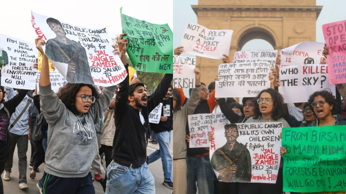 Pro-Police Rally in Delhi Follows Controversy Over Alleged Pro-Maoist Slogans at Environmental Protest
