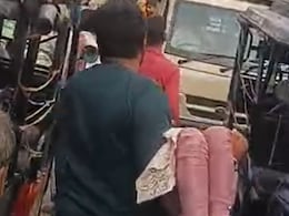 Video: UP Man Carries Daughter In Arms As Ambulance Gets Stuck In Traffic