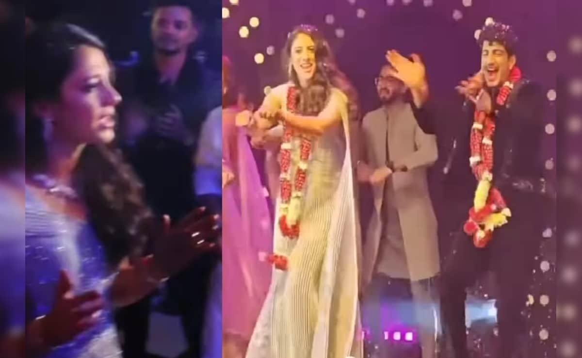 तेनु लेके मैं जावांगा...... स्मृति मंधाना ने संगीत नाइट में जमाया रंग, दिए ऐसे एक्सप्रेशन की फैन्स भी हुए मुरीद; VIDEO VIRAL