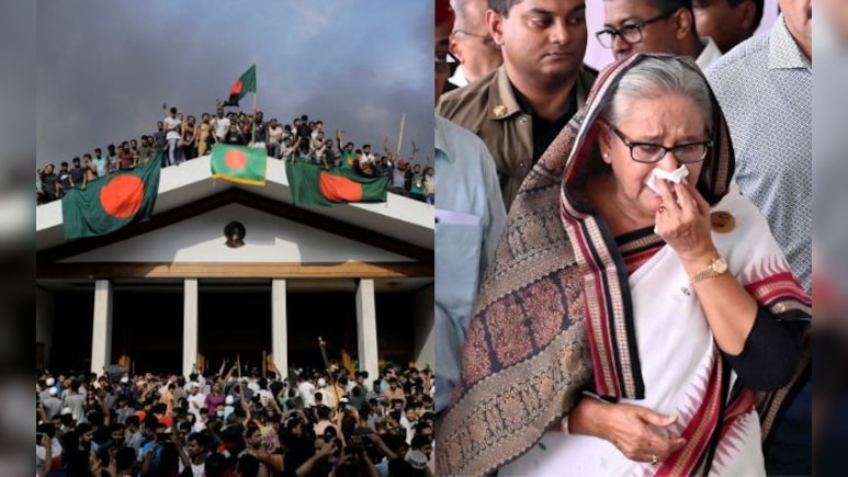 हिंसा की चपेट में बांग्लादेश! शेख हसीना पर फैसले के पहले ही बुलडोजर से पैतृक घर गिराने पहुंची हिंसक भीड़