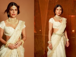 Priyanka Chopra Channels Her 'Inner <i>Devi</i>' In Custom Anamika Khanna At Globetrotter Event For <i>Varanasi</i>