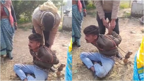 MP News: शिवपुरी में फंस गया "एसपी", ग्रामीणों ने भैंस के खूंटे से बांधा, फिर बुला ली पुलिस &nbsp;&nbsp;