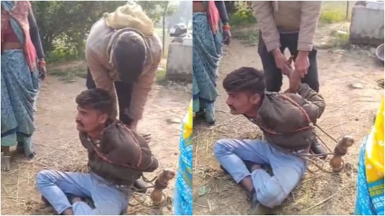 MP News: शिवपुरी में फंस गया "एसपी", ग्रामीणों ने भैंस के खूंटे से बांधा, फिर बुला ली पुलिस   