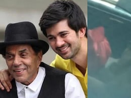 Video: Emotional Karan Deol Collects Grandfather Dharmendra's Ashes From Pawan Hans Crematorium