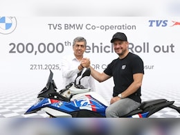 TVS, BMW Motorrad Cross 2 Lakh Units Production Milestone, F 450 GS Manufacturing Begins In India