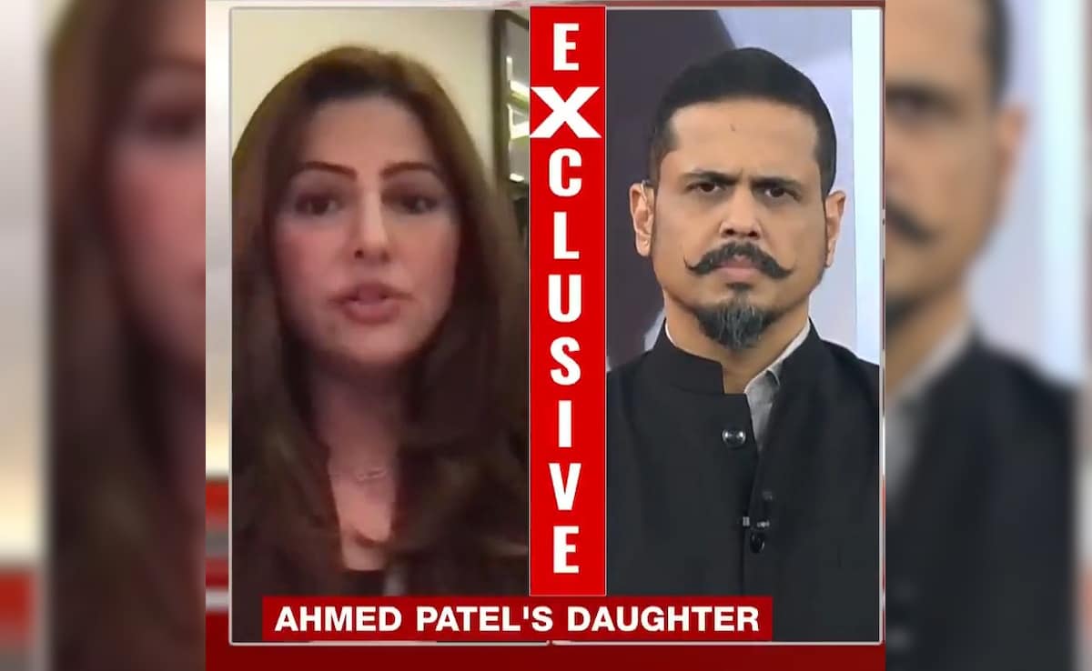 Facing A Different India: Ahmed Patel's Daughter's Wake-Up Call To Congress