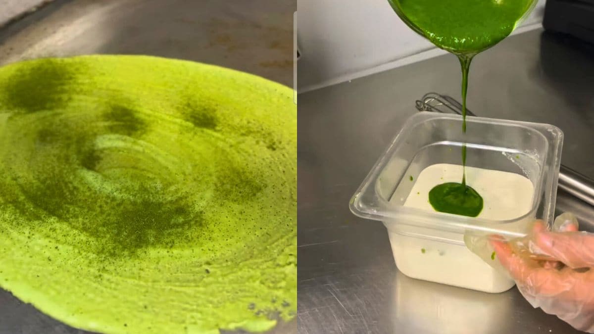 Hilarious Reaction To Matcha Dosa Is Going Viral: "This Green Powder Is Torturing Us"