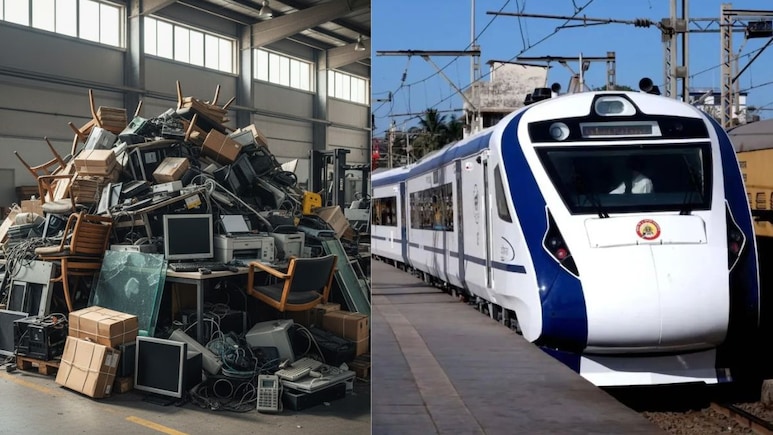सरकारी कार्यालयातील भंगार विकून सरकार मालामाल!  7 'वंदे भारत' ट्रेन खरेदी करता येतील एवढी कमाई