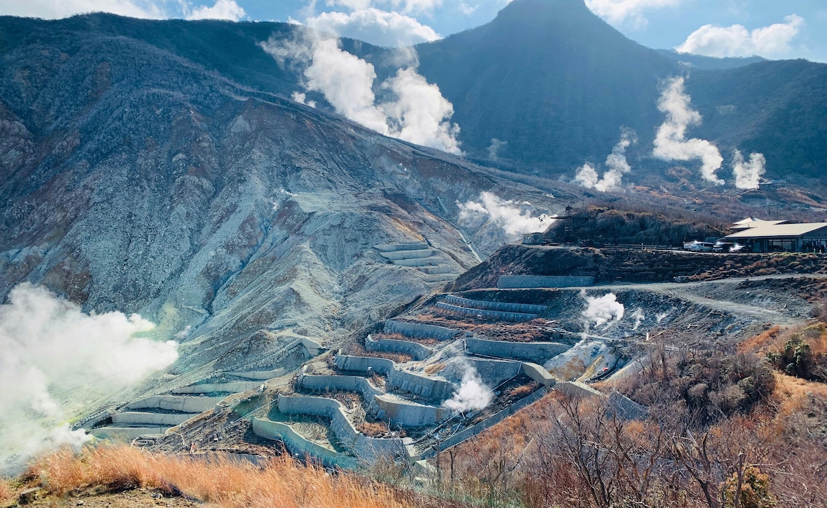 Hakone, Japan is home to one of the most popular hot springs