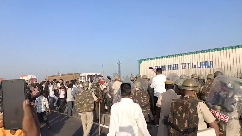 पाली में पुलिस पर पथराव... पशुपालक संघ और डीएनटी की भीड़ पर लाठीचार्ज, महापड़ाव के बाद तनावपूर्ण हुआ माहौल