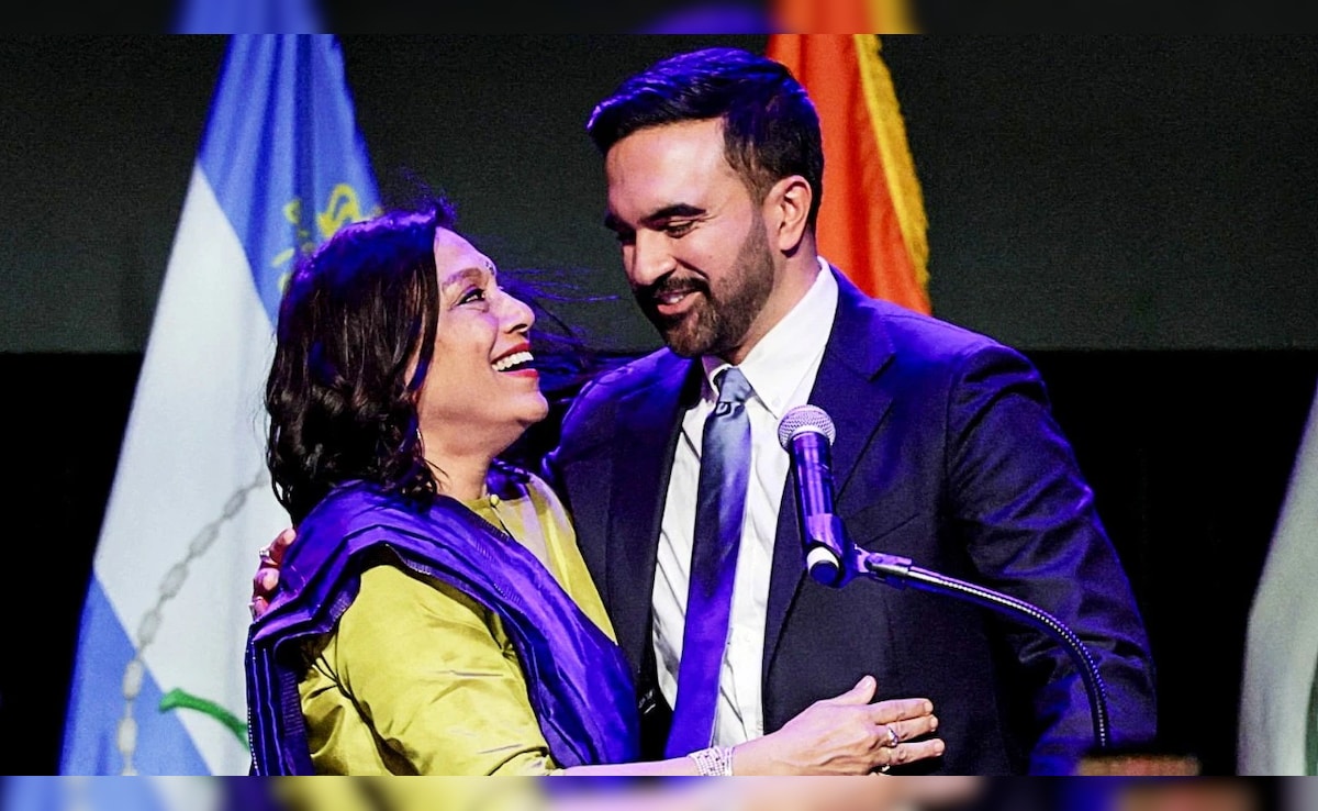 Zohran Mamdani with his mother Mira Nair. Zohran Mamdani with his mother Mira Nair.