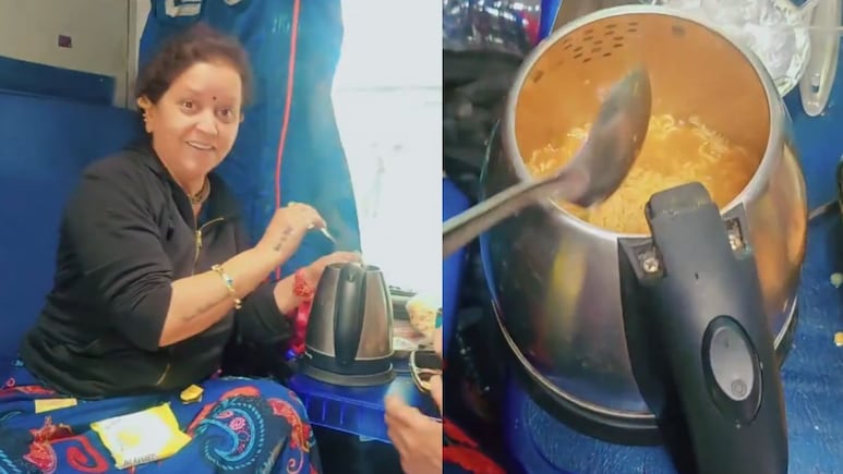 Maharashtrian Woman Cooks Maggi In Kettle Onboard Train, Internet Reacts