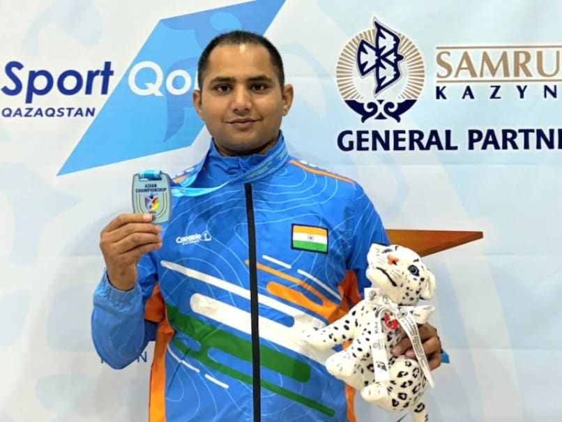 Ravinder Singh Wins 50m Pistol Gold At ISSF World Championships