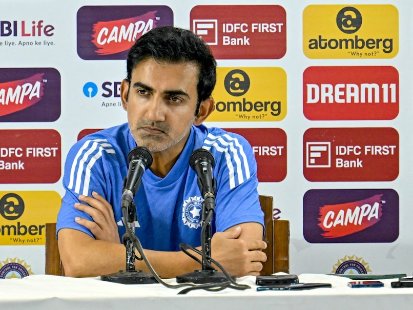 "This Is What We Asked For": Gautam Gambhir Silences Pitch Row With Blunt Reply