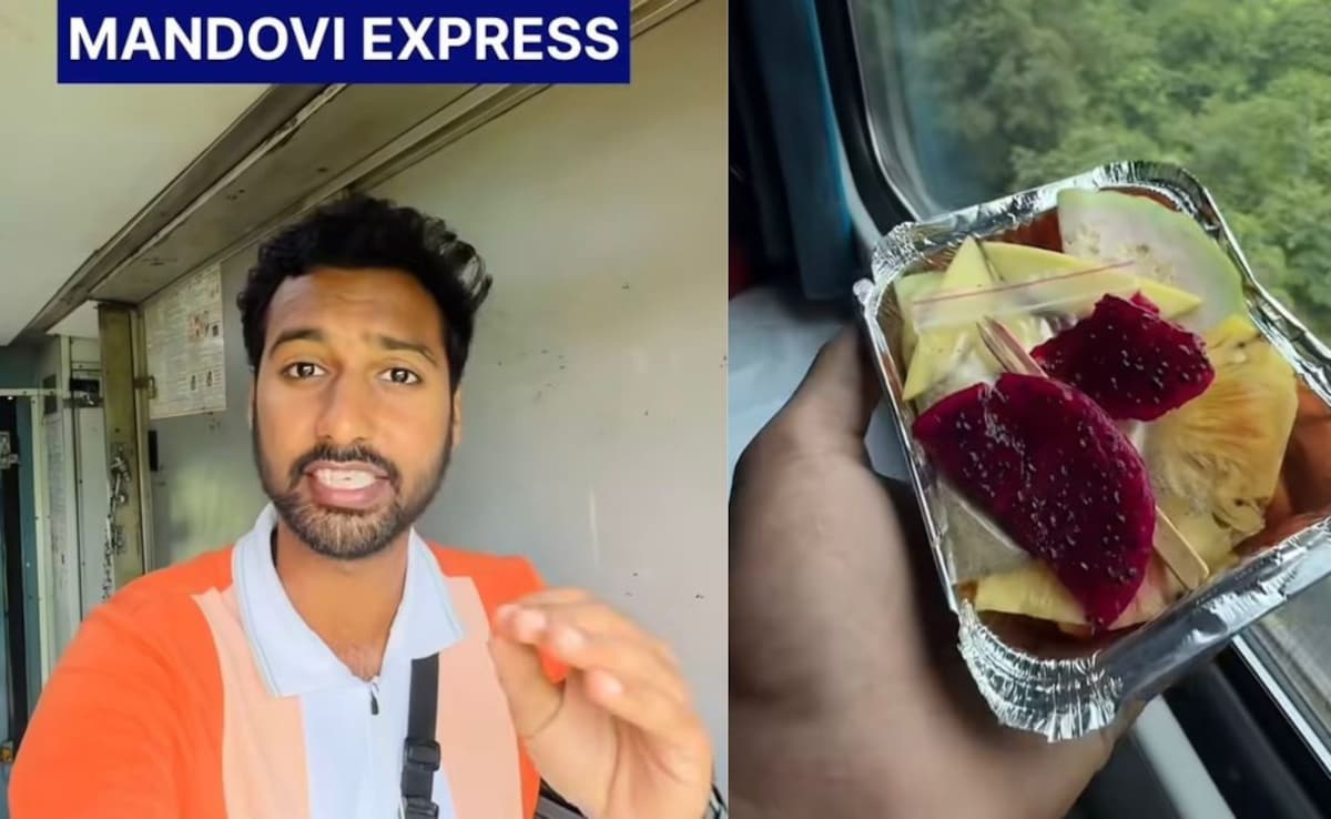 Travel Vlogger Gives An Inside Look At What's Served On Mandovi Express