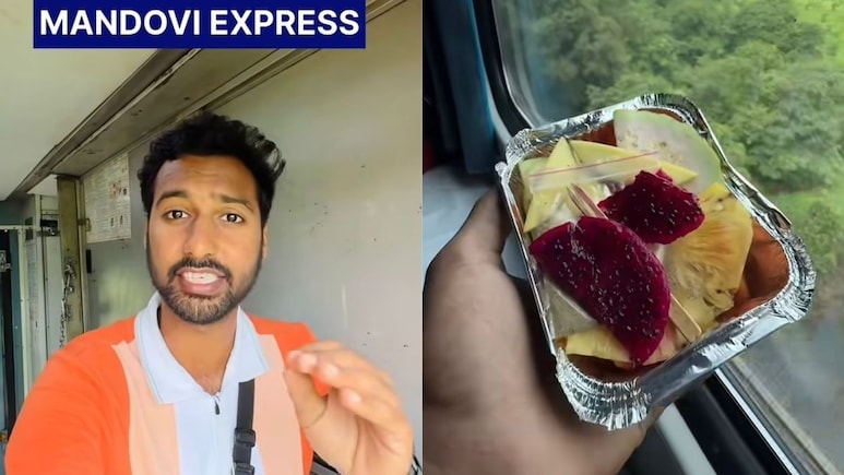Vlogger Gives A Glimpse Of What's Served On Mandovi Express, India's Scenic Foodie Train