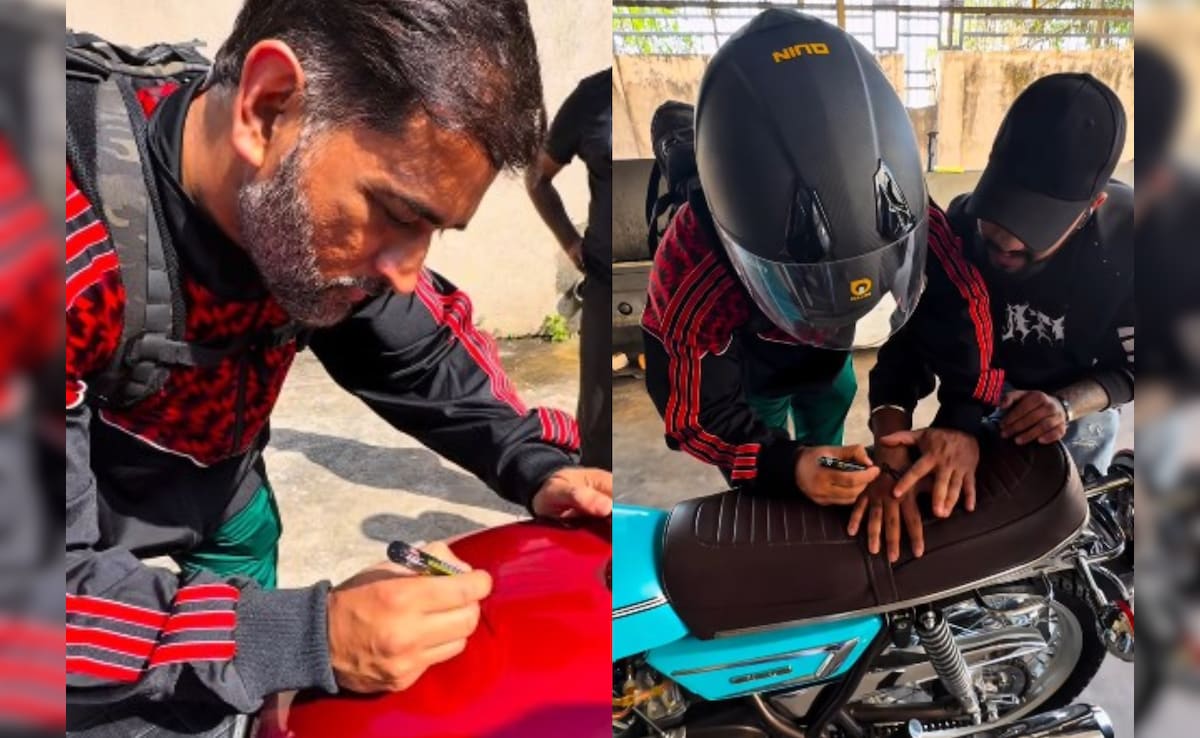 MS Dhoni Gets Bizarre Request To Sign Autograph On Fans Hand. CSK Legends Next Gesture Wins Internet