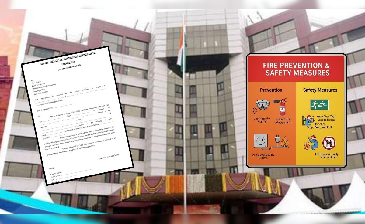 दिल्‍ली में घर-दुकानों के लिए फायर सेफ्टी प‍रमिट लेना हुआ आसान, नया पोर्टल लॉन्‍च, ऐसे ऑनलाइन रिन्‍युअल होगा सर्टिफिकेट 