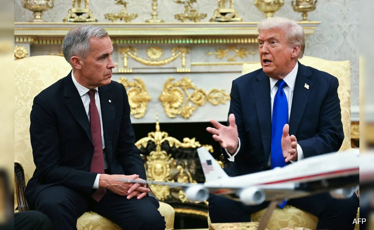 "He Was Offended": Mark Carney Apologises To Trump Over Anti-Tariff Ronald Reagan Ad