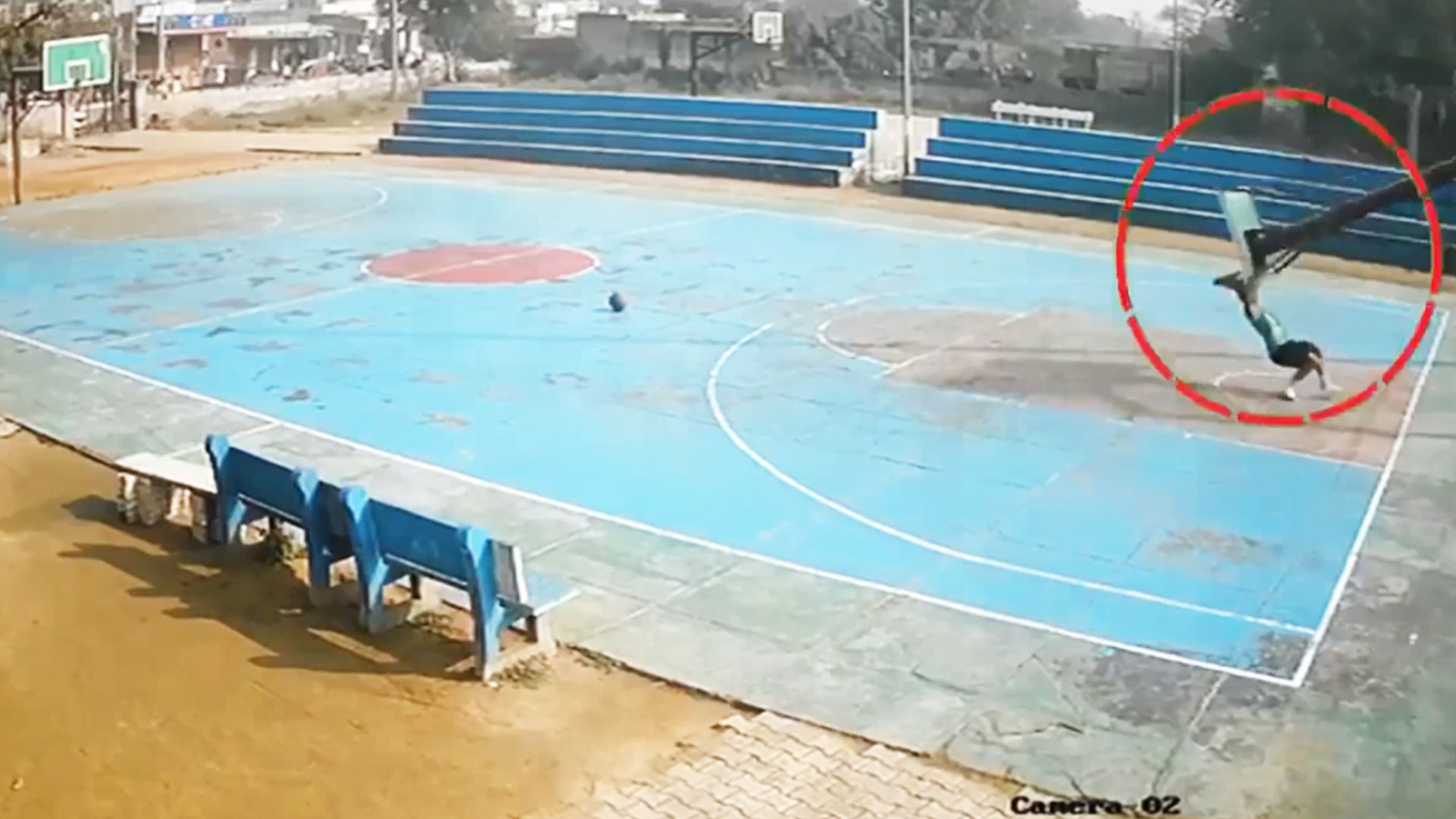 National-Level Basketball Player Crushed By Falling Pole In Haryana
