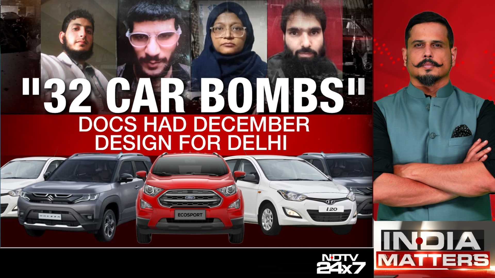 "32 Car Bombs": Docs Had December Design For Delhi