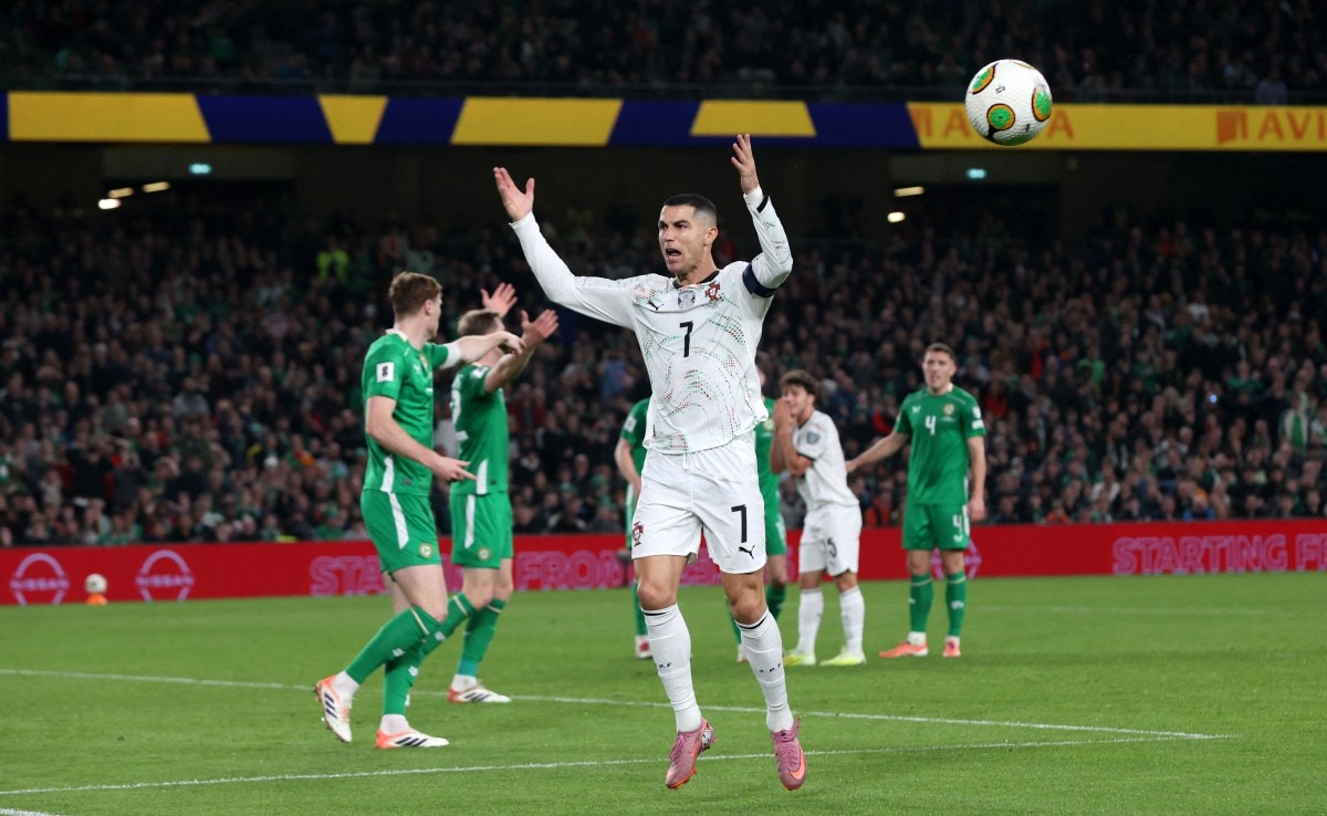"Nothing To Do With Me": Ireland Coach On Cristiano Ronaldos Violent Act, Red Card
