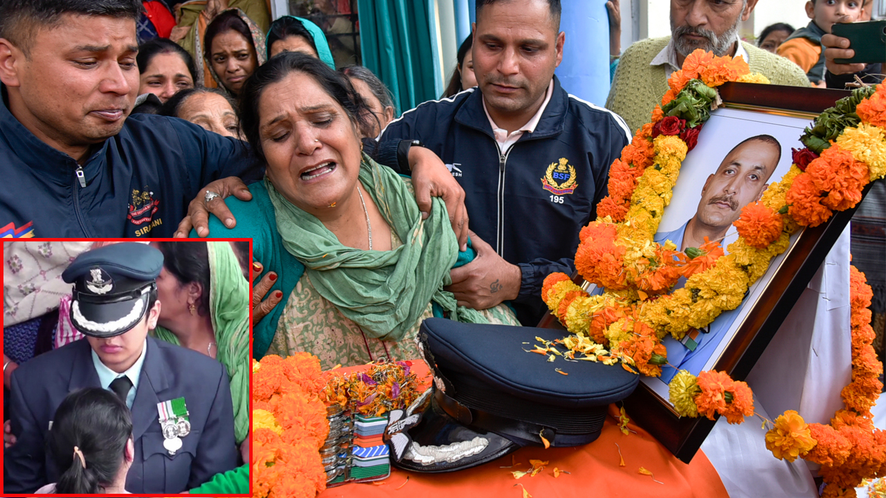 Wing Commander Afshan's Tearful Farewell To Husband Namansh, Killed In Tejas Crash