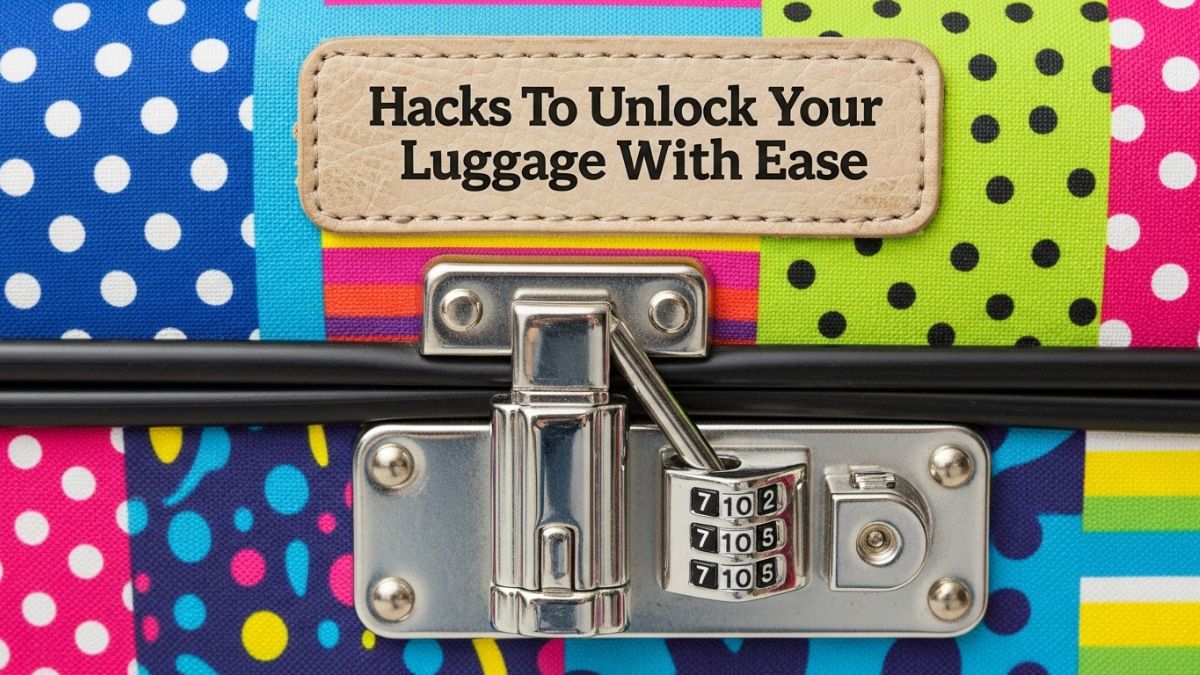 Struggling To Unlock Your Luggage? Try These 5 Easy Ways To Reset It