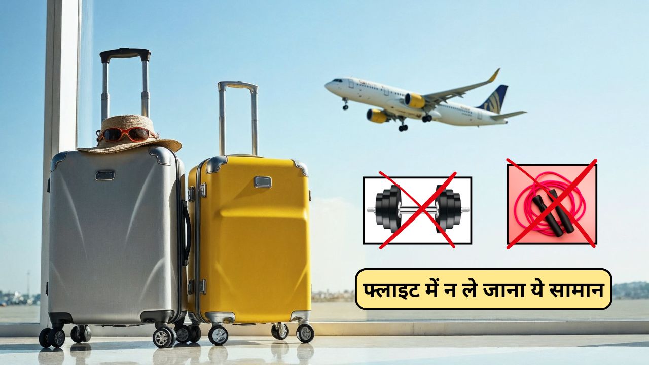 फ्लाइट में क्यों नहीं ले जा सकते डंबल और कूदने वाली रस्सी? वजह ऐसी कि रह जाएंगे हैरान, जिम वाले जरूर जान लें
