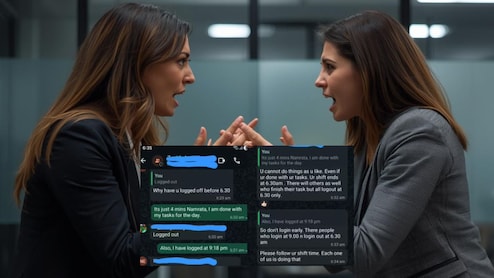 Toxic Work Culture: फक्त 4 मिनिटे लवकर लॉगआऊट.. HR ने हद्दच केली! संतापजनक व्हॉट्सअ‍ॅप चॅट VIRAL