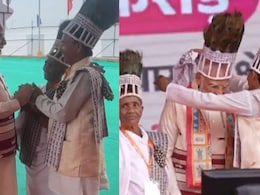 लाए हैं, कहां रखे हैं... जब दो बुजुर्गों की मंच पर मुकुट पहनाने की विश पीएम मोदी ने यूं कर दी पूरी