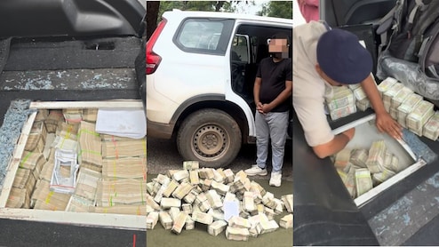 कभी देखा है इतना कैश! 18 लाख की गाड़ी से मिले 4 करोड़ चार लाख रुपये, गुप्त ठिकाने से गड्डी निकालते-निकालते थक गए पुलिस वाले