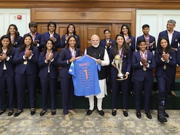 Women's World Cup-Winning Team India Gifts PM Narendra Modi Autographed 'NAMO' Jersey