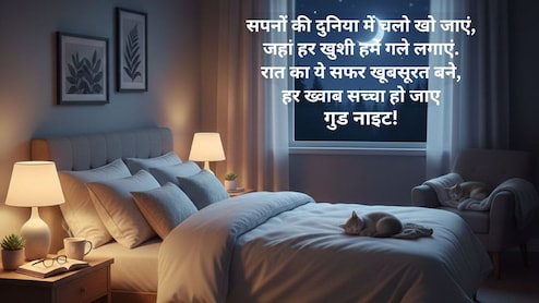 Good Night Wishes: 'चांद की चांदनी से एक पालकी बनाई है..' सोने से पहले इन संदेशों से कहें अपनों को गुड नाइट, चेहरे पर खिल जाएगी मुस्कान