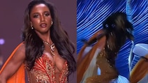 Miss Universe Jamaica Stumbles And Falls Off Stage, Viral Video Sparks Concern