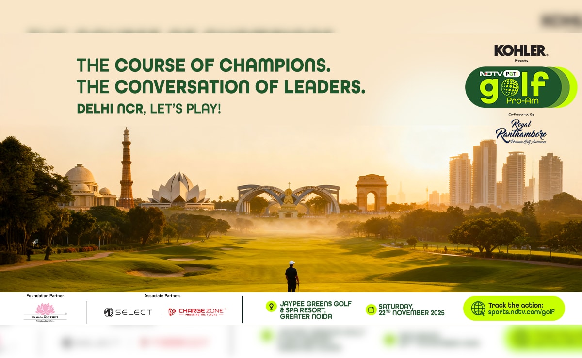 NDTV ProAm Tees Off On November 22 At Jaypee Greens - Pros, Leaders And The Love Of Golf Come Together On The Fairways