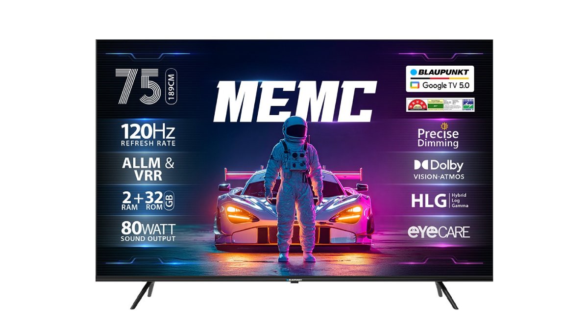 Blaupunkt SonicQ QLED TV Launched: 75 इंच तक साइज, गेमिंग के लिए VRR और ALLM; कीमत Rs 33 हजार से शुरू