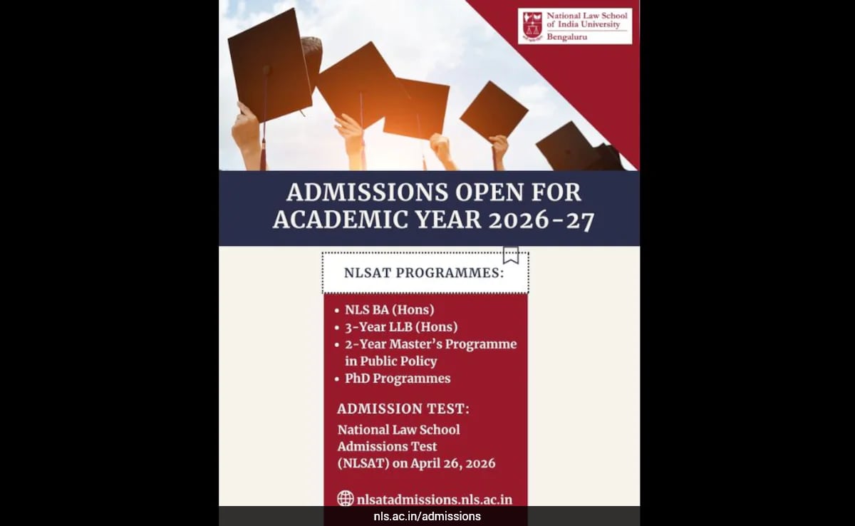 National Law School, Bengaluru Invites Applications For Admissions Test; Exam In April